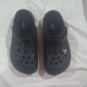 CROCS Unisex Black Slip-On Sandals Size M-9 W-11